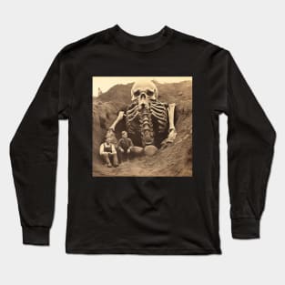 The big skull. Conspiracy Theory Long Sleeve T-Shirt
